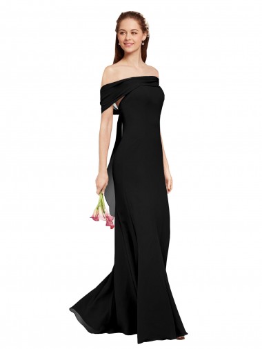 Wholesale Fit and Flare Long Chiffon Prom Dress with Sash and Open Back UK