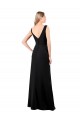 Wholesale V-Neckline Chiffon Prom Dress with Draped Bodice UK