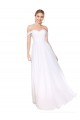 Wholesale Off the Shoulder Long Full Length Chiffon Prom Dress UK