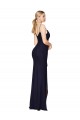 Wholesale Draped Spaghetti Straps Long Chiffon Mermaid Prom Dress UK