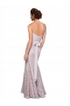 Wholesale Floor Length Fitted Sweetheart Lace Prom Dress UK
