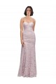 Wholesale Floor Length Long Mermaid Lace Prom Dress with Low Back UK