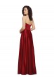 Wholesale Strapless Satin Prom Dress with Beaded Pocket and Soft Pleating UK