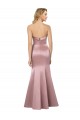 Wholesale Old Hollywood-Inspired Strapless Satin Prom Dress UK
