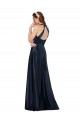 Wholesale Long Satin Prom Dress with Halter Neckline UK
