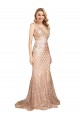 Wholesale Sleek Long Mermaid Sparkling Sequin Prom Dress UK