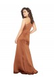Wholesale One Shoulder Silky Satin Prom Dress UK