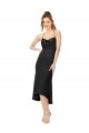 Wholesale High Low Silky Satin Cowl Neck Midi Length Cocktail Prom Dress / Homecoming Dress UK