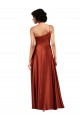 Wholesale Sophisticated One Shoulder Silky Satin Prom Dress with Full Skirt UK