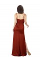 Wholesale Floor-Length Silky Satin Prom Dress with Skirt Slit UK