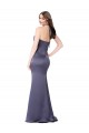 Wholesale Fit and Flare Silky Satin Prom Dress UK