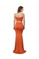 Wholesale Strapless Bandeau Bodice Long Spandex Prom Dress UK
