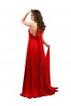 Wholesale High Slit A-Line Halter Long Spandex Prom Dress Open Back UK