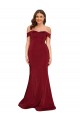 Wholesale Off Shoulder Sleeves Sweetheart Neckline Long Spandex Prom Dress UK