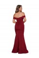 Wholesale Off Shoulder Sleeves Sweetheart Neckline Long Spandex Prom Dress UK