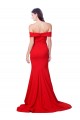Wholesale Criss Cross Full Length Long Crepe Prom Dress with Side Split UK