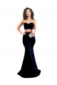 Wholesale Two Piece High Neck Crepe Prom Dress UK
