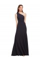 Wholesale Fit and Flare Crepe Prom Dress with One Shoulder UK