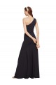 Wholesale Fit and Flare Crepe Prom Dress with One Shoulder UK