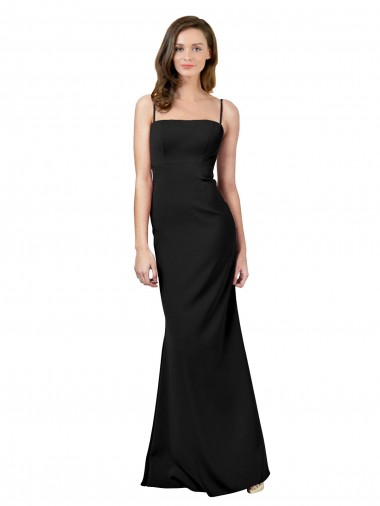 Wholesale Fit and Flare Slim Crepe Prom Dress with Cutout Back UK