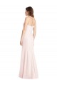 Wholesale Strapless Crepe Trumpet Prom Dress with Front Slit UK