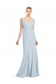 Wholesale Sleeveless Seamed Bodice Trumpet Prom Dress UK