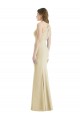 Wholesale Criss Cross Twist Cutout Back Trumpet Prom Dress UK