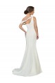 Wholesale One Shoulder Crepe Prom Dress with Draped Off the Shoulder Strap UK