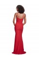 Wholesale Spaghetti Strap Slip Neckline Crepe Prom Dress UK