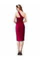 Wholesale One Shoulder Short Crepe Cocktail Prom Dress / Homecoming Dress UK