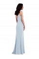 Wholesale V Back Spaghetti Strap Maxi Prom Dress with Pockets UK