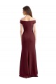 Wholesale Off the Shoulder Fit and Flare Stretch Crepe Prom Dress UK