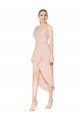 Wholesale Short Knee Length Crepe Cocktail Dress / Prom Dress UK