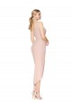 Wholesale Short Knee Length Crepe Cocktail Dress / Prom Dress UK