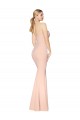 Wholesale Sweetheart Shirred Neck Long Floor Length Crepe Prom Dress UK