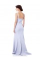 Wholesale Sweetheart High Neck Sleeveless Crepe Prom Dress UK