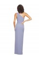 Wholesale Floor Length One Shoulder Crepe Prom Dress with Pencil Skirt and Side Split UK