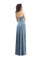 Wholesale Spaghetti Strap Long Full Length Velvet Maxi Prom Dress UK